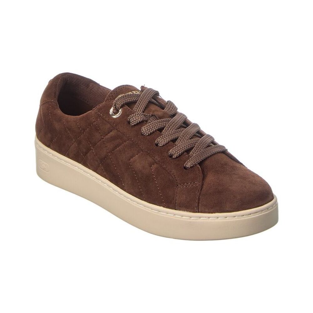Dune London Egent Suede Sneaker, Brown